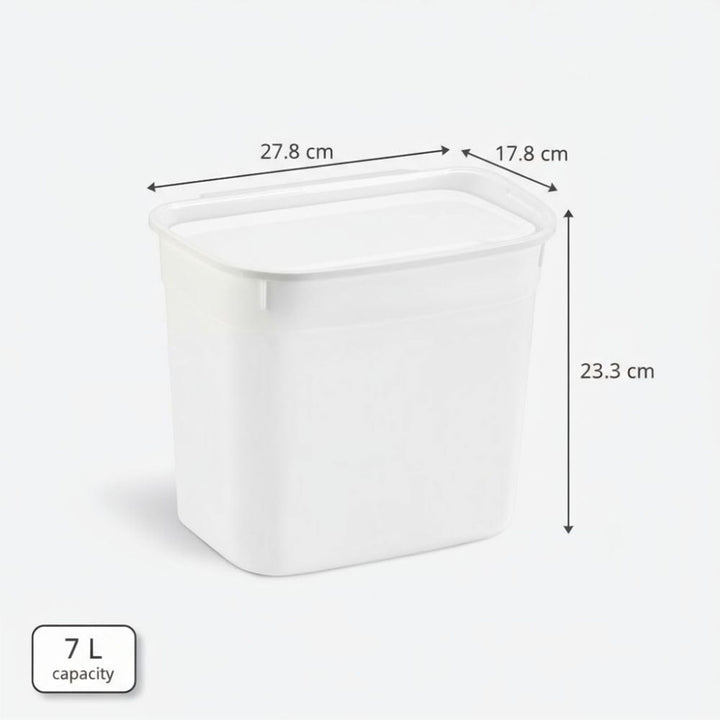 Hanging Under-Sink Trash Can for Cabinet Doors, No Bending Required
