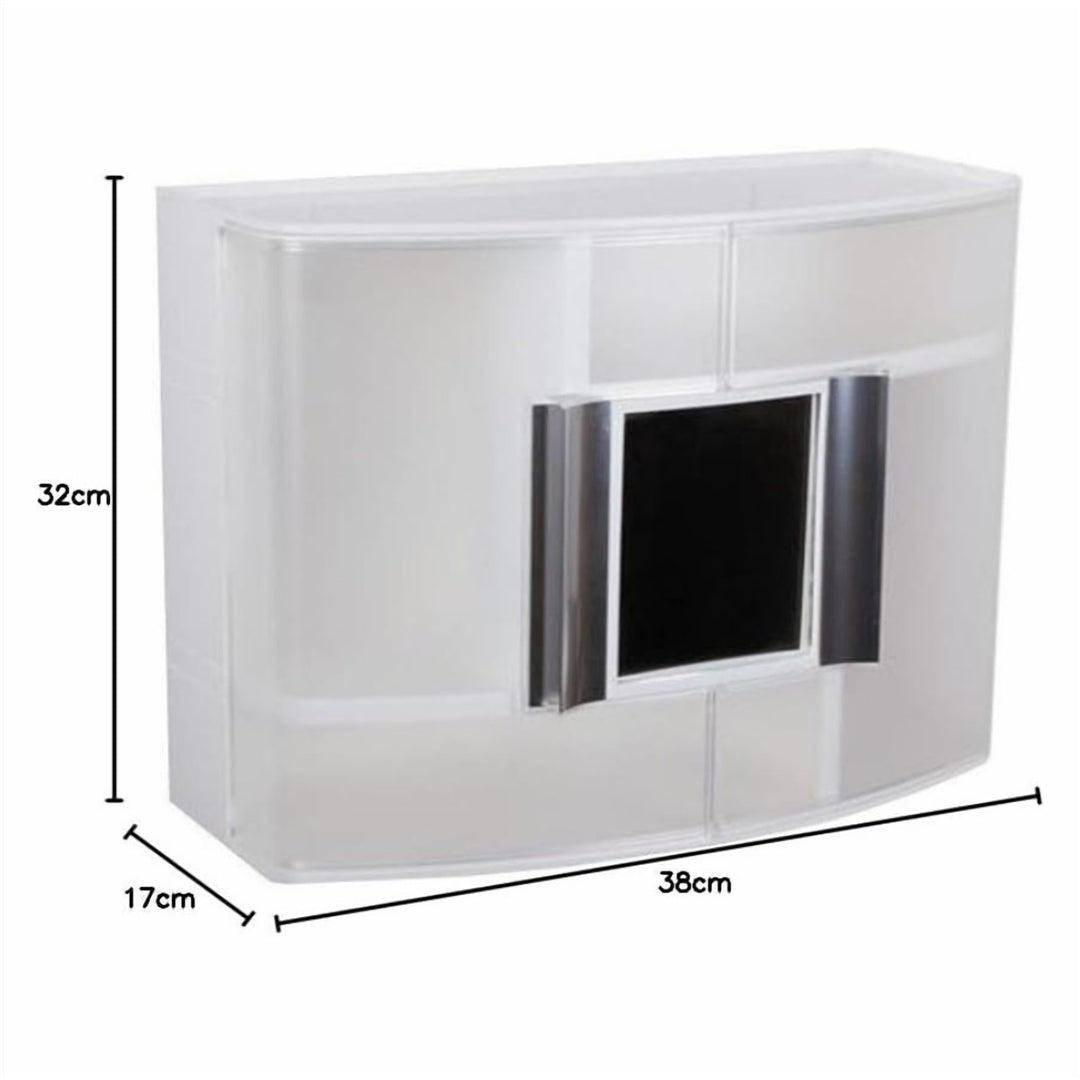 Wall Mounted Bathroom Cabinet 38 cm Wide, 32 High, 17 Deep