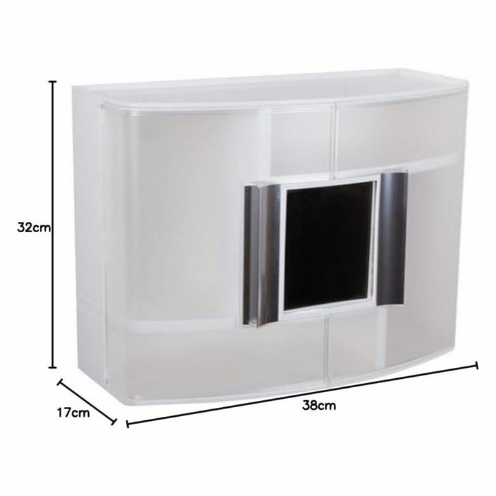 Wall Mounted Bathroom Cabinet 38 cm Wide, 32 High, 17 Deep