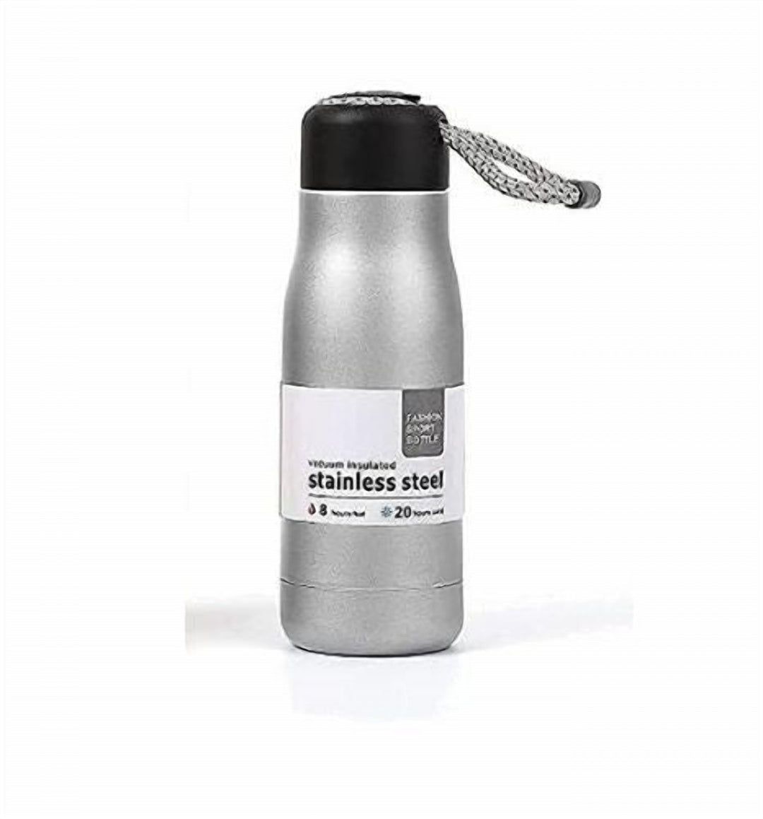 Double Wall Steel Water Bottle with One Hand Flip Lid