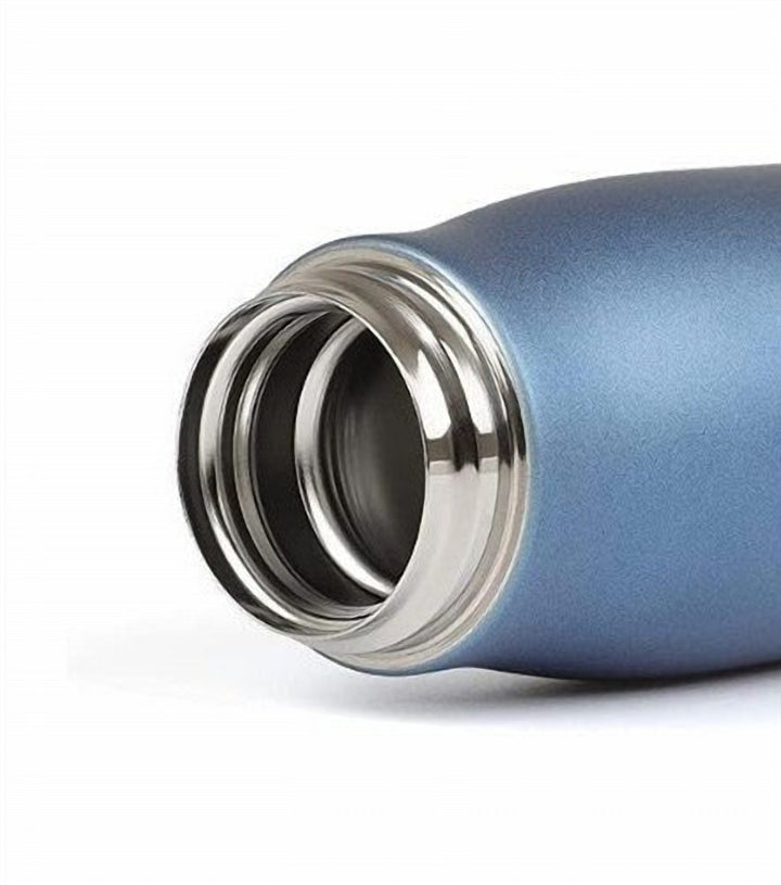 Double Wall Steel Water Bottle with One Hand Flip Lid