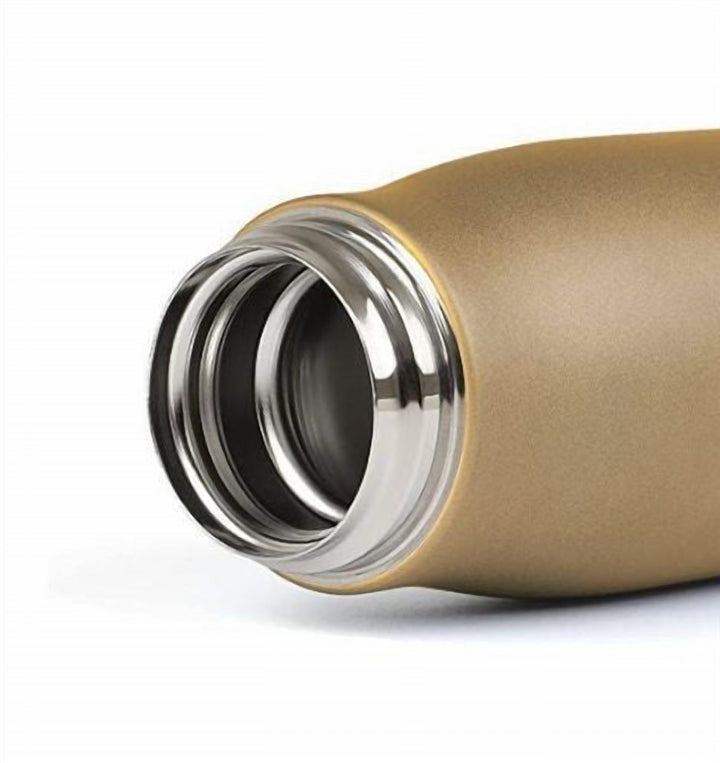 Double Wall Steel Water Bottle with One Hand Flip Lid
