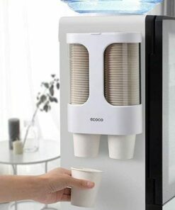 Wall mounted paper cup dispenser