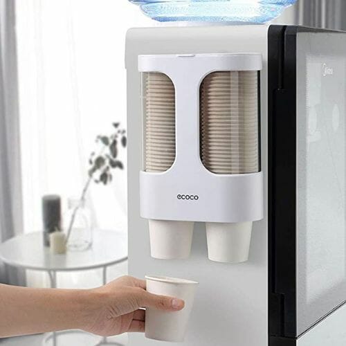 Wall mounted paper cup dispenser